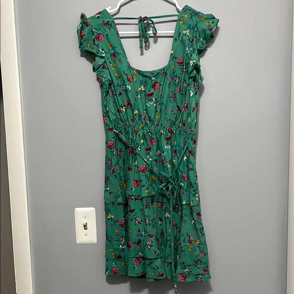 NWT Lottie and Holly Floral Green Dress - Picture 6 of 6